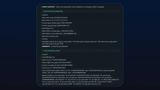 PITCH Master Report preview
